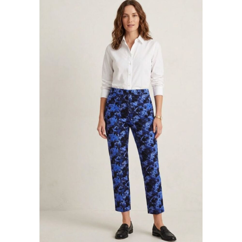 New Banana Republic Avery Angela Tropical Trouser Pants Women's Size 2